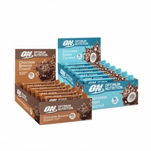 Optimum Nutrition 2x Protein Bar Box 10-12 bars per box Danmark | FLVEIP713