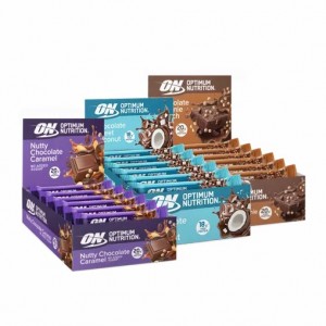 Optimum Nutrition 3x Protein Bar Box 10-12 bars per box Danmark | BDHVAN084