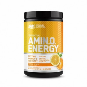 Optimum Nutrition ESSENTIAL AMIN.O. ENERGY® Citrus Spritz 0.6 lb (30 Servings) Danmark | MINDTE523