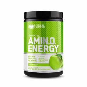 Optimum Nutrition ESSENTIAL AMIN.O. ENERGY® Green Apple 0.6 lb (30 Servings) Danmark | VEFUHS894