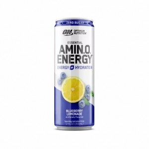 Optimum Nutrition ESSENTIAL AMIN.O. ENERGY+ Electrolytes Sparkling Blueberry Lemonade 355ml * 12 Cans (12 Servings) Danmark | PNKAIZ716