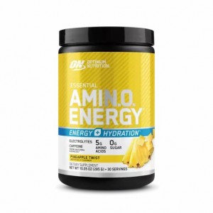 Optimum Nutrition Essential AMIN.O. ENERGY + Electrolytes Pineapple Twist 0.63 lb (30 Servings) Danmark | XDKUFL812