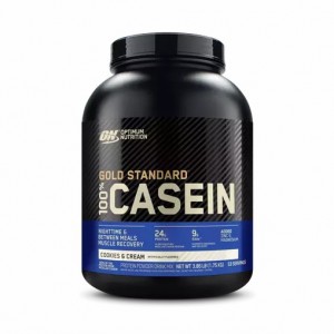 Optimum Nutrition GOLD STANDARD® 100% Casein Cookies & Cream 4 lb (53 Servings) Danmark | NPUOMI046