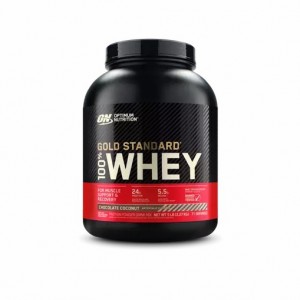 Optimum Nutrition GOLD STANDARD 100% WHEY™ Chocolate Coconut 5 lb (71 Servings) Danmark | BILKGX047