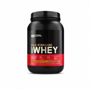 Optimum Nutrition GOLD STANDARD 100% WHEY™ Chocolate Peanut Butter 2 lb (27 Servings) Danmark | BEDTQZ704