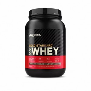 Optimum Nutrition GOLD STANDARD 100% WHEY™ Double Rich Chocolate 2 lb (29 Servings) Danmark | FTYUXH189