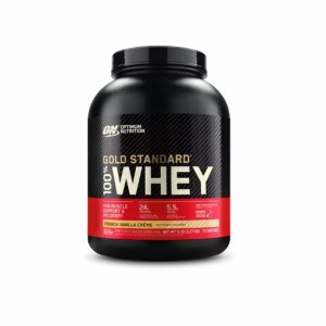 Optimum Nutrition GOLD STANDARD 100% WHEY™ French Vanilla Creme 5 lb (73 Servings) Danmark | XZBGTC713