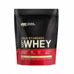 Optimum Nutrition GOLD STANDARD 100% WHEY™ Vanilla Ice Cream 1.5 lb (22 Servings) Danmark | KMOCUA493