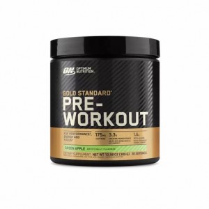 Optimum Nutrition GOLD STANDARD® Pre-Workout Green Apple 0.66 lb (30 Servings) Danmark | UBIMEZ796