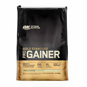 Optimum Nutrition GOLD STANDARD® Pro Gainer Vanilla Custard 10.19 lb (28 Servings) Danmark | LRQADB507