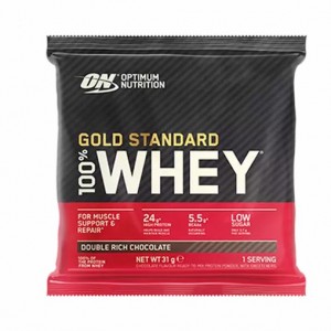 Optimum Nutrition Gold Standard 100% Whey Powder Sachets Double Rich Chocolate 1 sachet (31 grams) Danmark | RCHKSI603