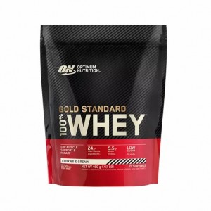 Optimum Nutrition Gold Standard 100% Whey Protein Powder Cookies & Cream 480 grams (15 Servings) Danmark | RAGMDU390