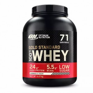 Optimum Nutrition Gold Standard 100% Whey Protein Powder Cookies & Cream 2.27 kg (71 Servings) Danmark | WDRCUY109