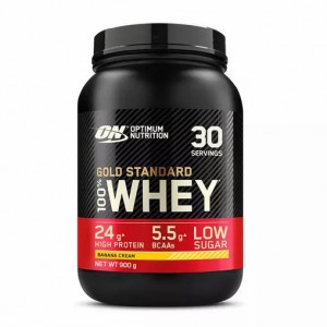 Optimum Nutrition Gold Standard 100% Whey Protein Powder Banana Cream 900 grams (30 Servings) Danmark | HCKOQF218