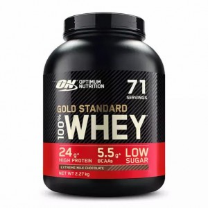 Optimum Nutrition Gold Standard 100% Whey Protein Powder Extreme Milk Chocolate 2.27 kg (71 Servings) Danmark | UXWNPM397