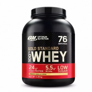 Optimum Nutrition Gold Standard 100% Whey Protein Powder French Vanilla 2.28 kg (76 Servings) Danmark | GHSRUZ908