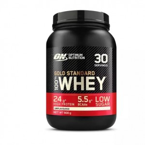 Optimum Nutrition Gold Standard 100% Whey Protein Powder Unflavoured 900 grams (30 Servings) Danmark | DMJLUF389