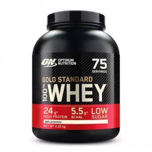 Optimum Nutrition Gold Standard 100% Whey Protein Powder Unflavoured 2.25 kg (75 Servings) Danmark | WJYNKI463