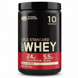 Optimum Nutrition Gold Standard 100% Whey Protein Powder Vanilla Ice Cream 300 grams (10 Servings) Danmark | SLPQOZ867