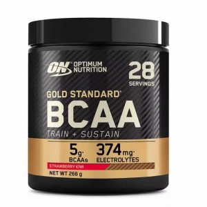 Optimum Nutrition Gold Standard BCAA Train + Sustain Strawberry Kiwi 266 grams (28 Servings) Danmark | EUZRPT135