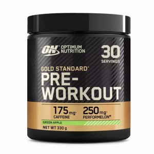 Optimum Nutrition Gold Standard Pre-Workout Green Apple 330 grams (30 Servings) Danmark | KNJMCX839