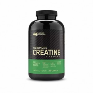 Optimum Nutrition Micronized Creatine Capsules 200 Capsules (100 Servings) Danmark | TPOSWG189