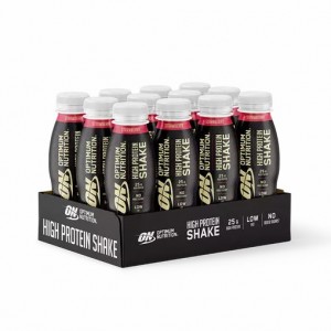 Optimum Nutrition Optimum Protein Shake Strawberry 3960 ml (12 bottles) Danmark | SPCHRE821