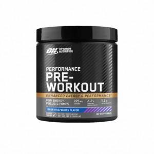 Optimum Nutrition Performance Pre-Workout Blue Raspberry 285g Danmark | UHIQAC246