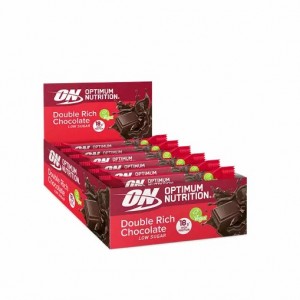 Optimum Nutrition Plant Protein Bar Double Rich Chocolate 720 grams (12 Bars) Danmark | DIMNPL230