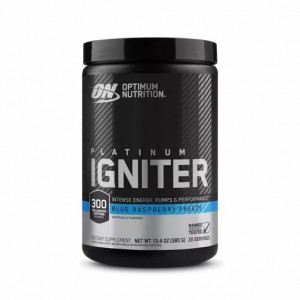 Optimum Nutrition Platinum Igniter Blue Raspberry Freeze 0.84 lb (20 Servings) Danmark | RDHPGA129