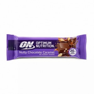 Optimum Nutrition Protein Bar Nutty Chocolate Caramel 70 grams (1 Bars) Danmark | YBWEFC652