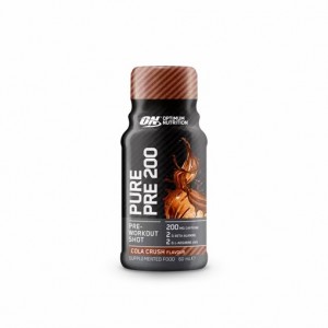 Optimum Nutrition Pure Pre 200 Pre-Workout Shot Cola 60ml (12 shots) Danmark | HSQYCB852