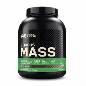 Optimum Nutrition Serious Mass Chocolate 2.73 kg (8 Servings) Danmark | MOBTPL380