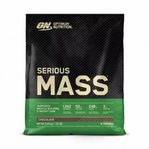 Optimum Nutrition Serious Mass Chocolate 5.45 kg (16 Servings) Danmark | CJLSMD792