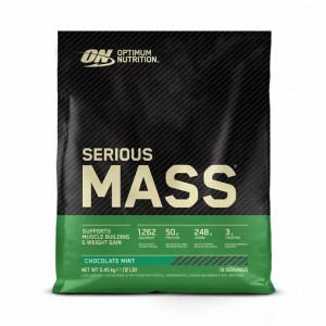 Optimum Nutrition Serious Mass Chocolate Mint 5.45 kg (16 Servings) Danmark | VKGZYN504