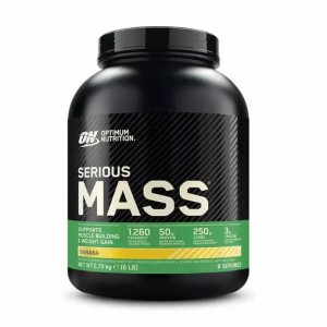 Optimum Nutrition Serious Mass Gainer Banana 2.73 kg (8 Servings) Danmark | AJZLOY701