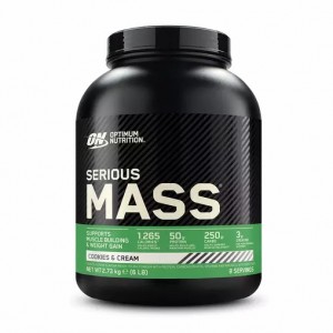 Optimum Nutrition Serious Mass Gainer Cookies & Cream 2.73 kg (8 Servings) Danmark | QIFJXR096