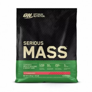 Optimum Nutrition Serious Mass Strawberry 5.45 kg (16 Servings) Danmark | PFVZYQ850