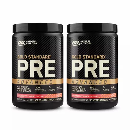 Optimum Nutrition 2x GOLD STANDARD® Pre Advanced (20 serv) Danmark | MSVUEW802