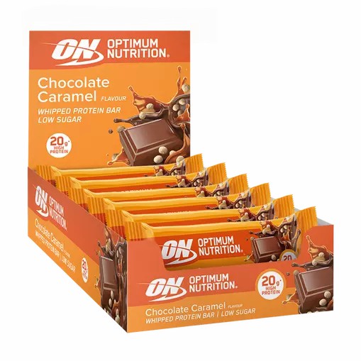 Optimum Nutrition Chocolate Caramel Whipped Protein Bar Elite 600 grams (10 Bars) - Notify me Danmark | VACGND390