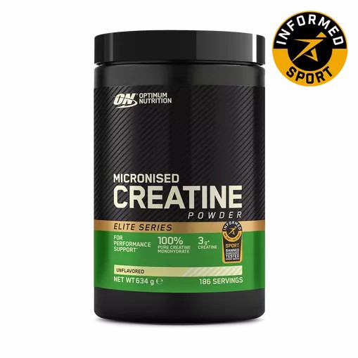 Optimum Nutrition Creatine Powder - Elite Series 186 Serving (634 grams) Danmark | MKUQXL079