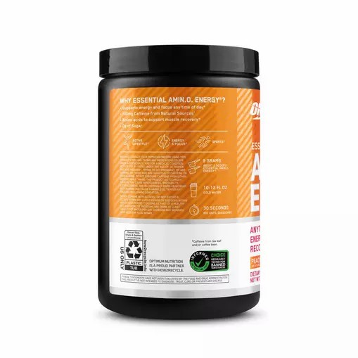 Optimum Nutrition ESSENTIAL AMIN.O. ENERGY® *new* Peach Mango Tango - Notify Me 0.6 lb - Notify me Danmark | OYMRPT430