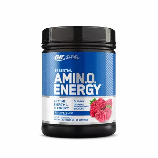 Optimum Nutrition ESSENTIAL AMIN.O. ENERGY® Blue Raspberry 1.29 lb (65 Servings) Danmark | VAGUOL462