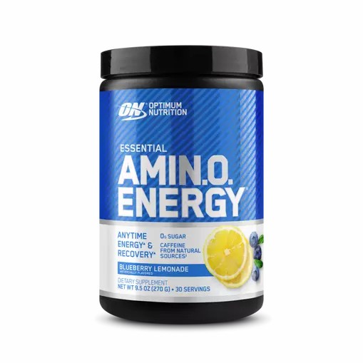 Optimum Nutrition ESSENTIAL AMIN.O. ENERGY® Blueberry Lemonade 0.6 lb (30 Servings) Danmark | EBCSNR692