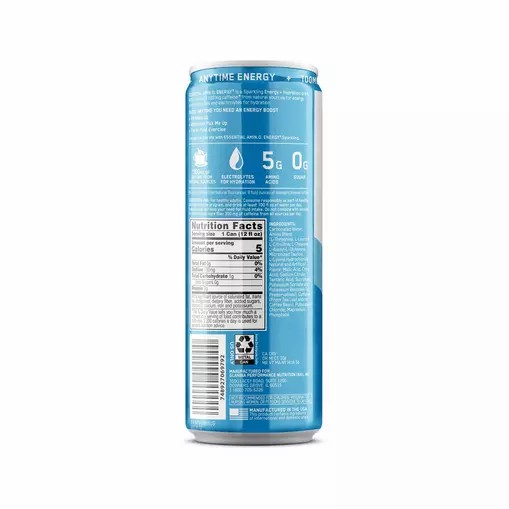 Optimum Nutrition ESSENTIAL AMIN.O. ENERGY+ Electrolytes Sparkling *new* Blue Raspberry Rush 355ml * 12 Cans (12 Servings) Danmark | ANPHGI145