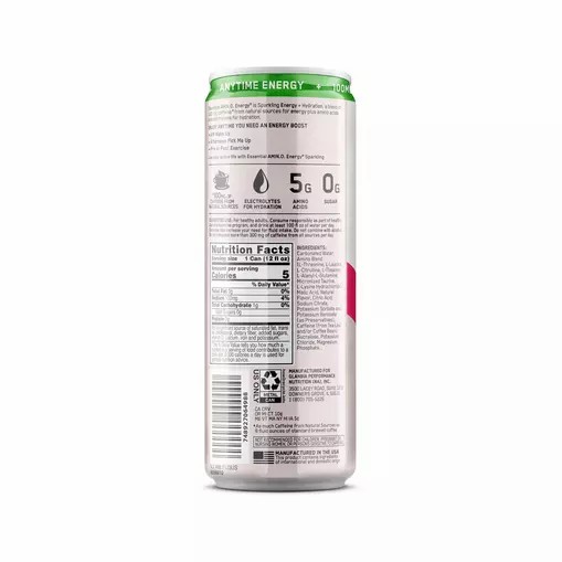 Optimum Nutrition ESSENTIAL AMIN.O. ENERGY+ Electrolytes Sparkling *new* Cocoberry Breeze 355ml * 12 Cans (12 Servings) Danmark | IOBMJQ531