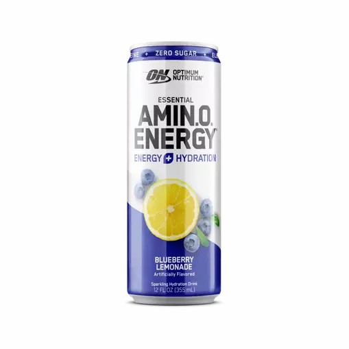 Optimum Nutrition ESSENTIAL AMIN.O. ENERGY+ Electrolytes Sparkling Blueberry Lemonade 355ml * 12 Cans (12 Servings) Danmark | PNKAIZ716