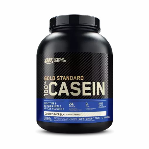 Optimum Nutrition GOLD STANDARD® 100% Casein Cookies & Cream 4 lb (53 Servings) Danmark | NPUOMI046