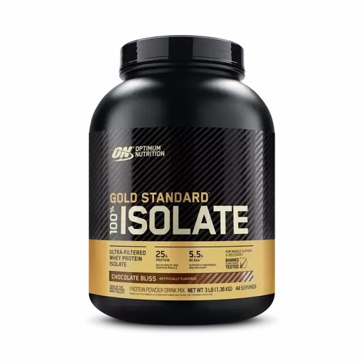 Optimum Nutrition GOLD STANDARD® 100% Isolate Chocolate Bliss 3 lb (44 Servings) Danmark | AGLONW523