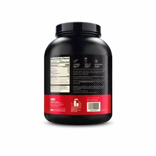 Optimum Nutrition GOLD STANDARD 100% WHEY™ Banana Cream 5 lb (73 Servings) Danmark | LAISRJ294